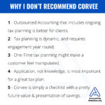 How Much is Corvee Tax Planning Software