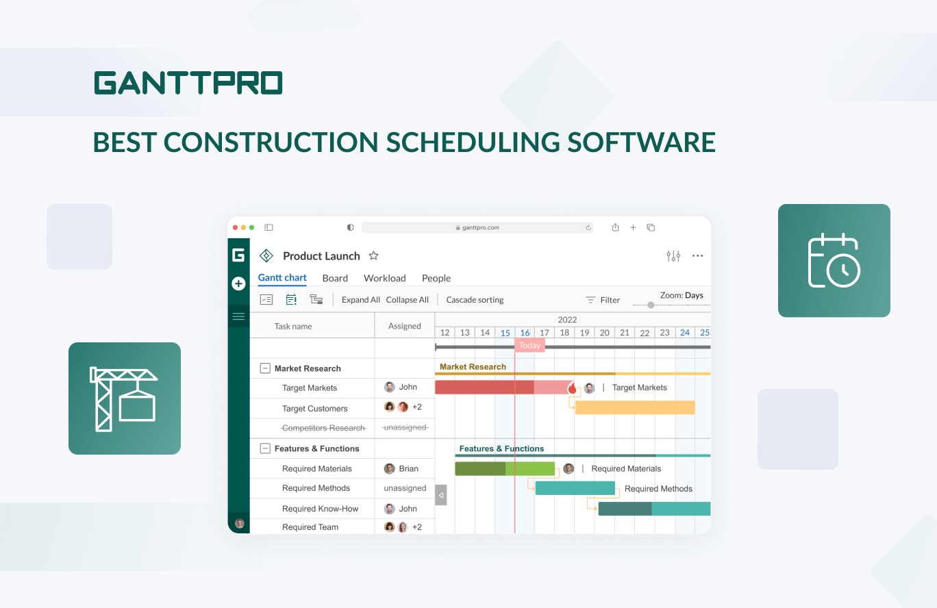 Best Scheduling Software for Construction