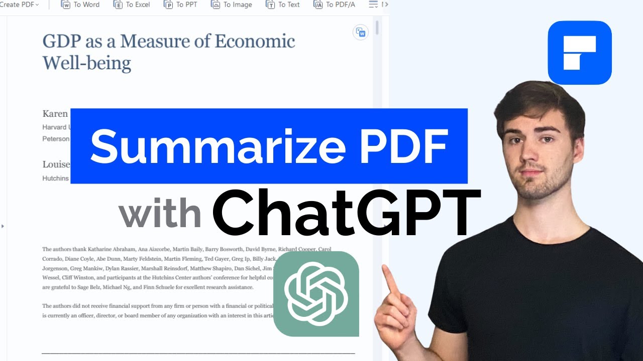 How to Get Chatgpt to Summarize a Pdf