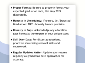 How to Put Expected Graduation Date on a Resume