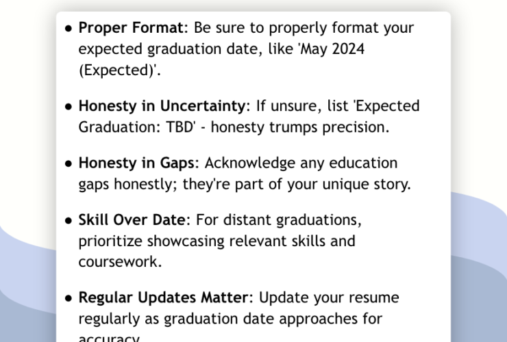 How to Put Expected Graduation Date on a Resume